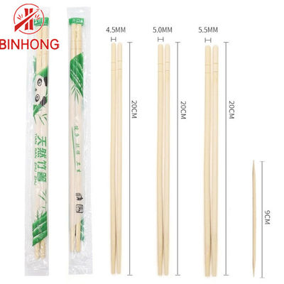 Bastoncini di bambù eliminabili rotondi di colore 18cm della natura