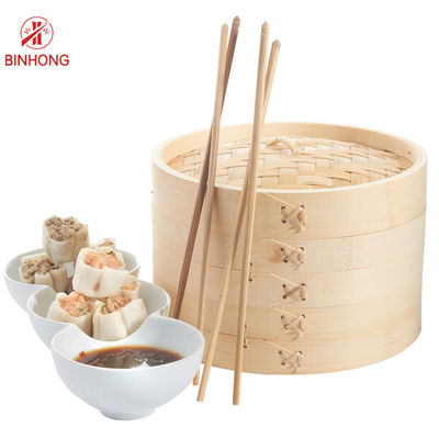 Cucina che cucina il canestro di bambù liscio di 28cm Dim Sum