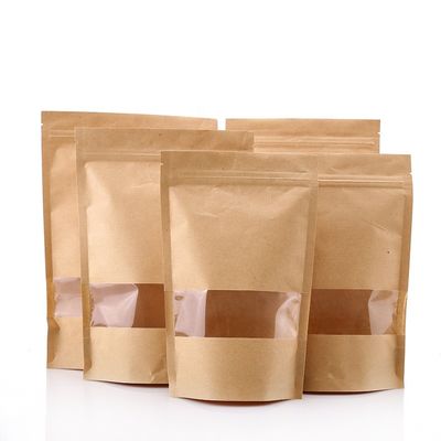 Borsa della carta kraft della serratura ISO9001 dello zip
