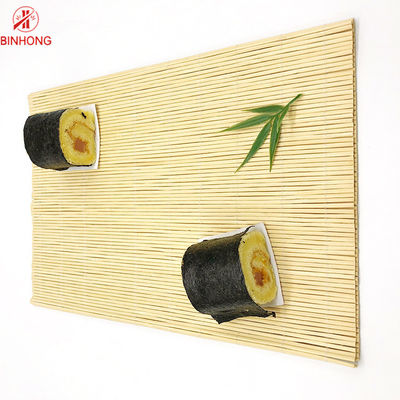 Stuoia di rotolamento di bambù dei sushi biodegradabili verdi naturali della famiglia