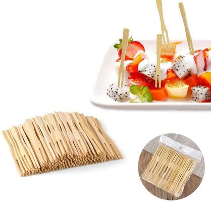 Candeggiato classifichi i bastoni a 3,5 pollici di uno spiedo della frutta
