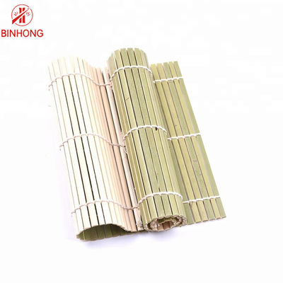 Stuoia di rotolamento dei sushi di bambù naturali facili di uso 21cm*24cm