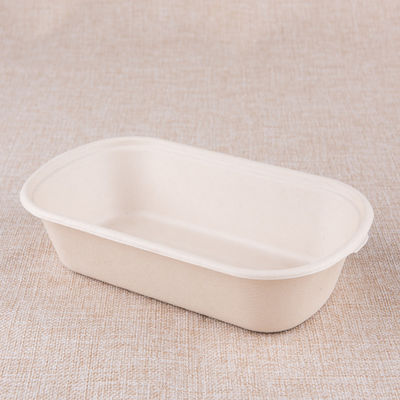 Scatola di pranzo di carta eliminabile di 5 compartimenti 500ml 700ml 850ml 1000ml