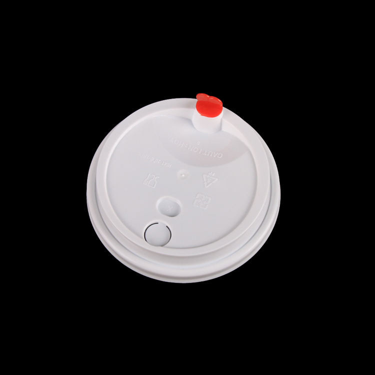 Le chiare tazze di plastica eliminabili asportabili hanno ispessito 95 il calibro a forma di U 500ml con i coperchi