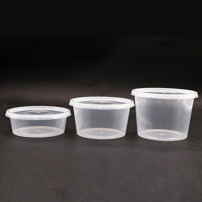 Contenitori di stoccaggio eliminabili 8oz a perfetta tenuta 12oz 16oz 32oz 64oz dell'alimento della ghiottoneria con i coperchi