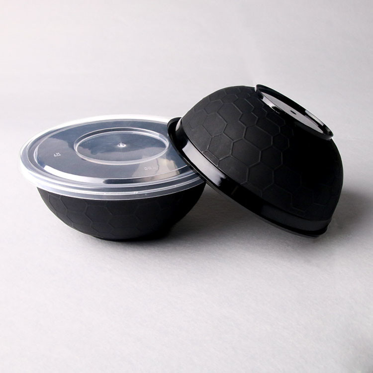 Contenitori di stoccaggio di plastica eliminabili amichevoli Bento Box With Lid dell'alimento di Eco