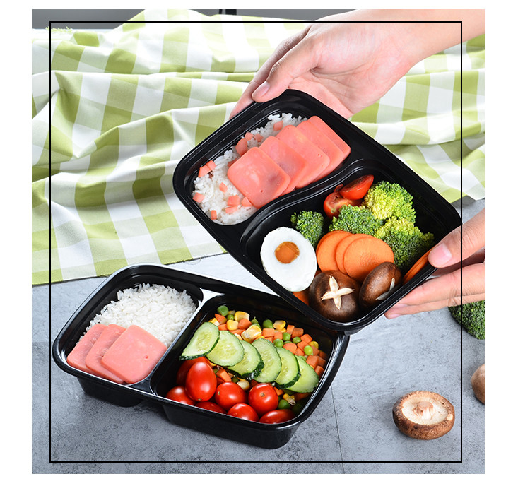 Microwavable elimini a pp i contenitori di alimento di plastica eliminabili con il coperchio
