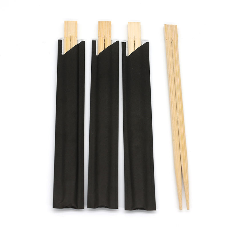 Bacchette usa e getta in bambù naturale stampate su misura 23 cm