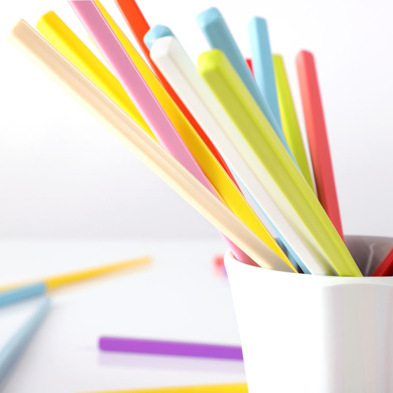 Set di utensili per bacchette in melamina da allenamento Bacchette da 7 pollici per bambini