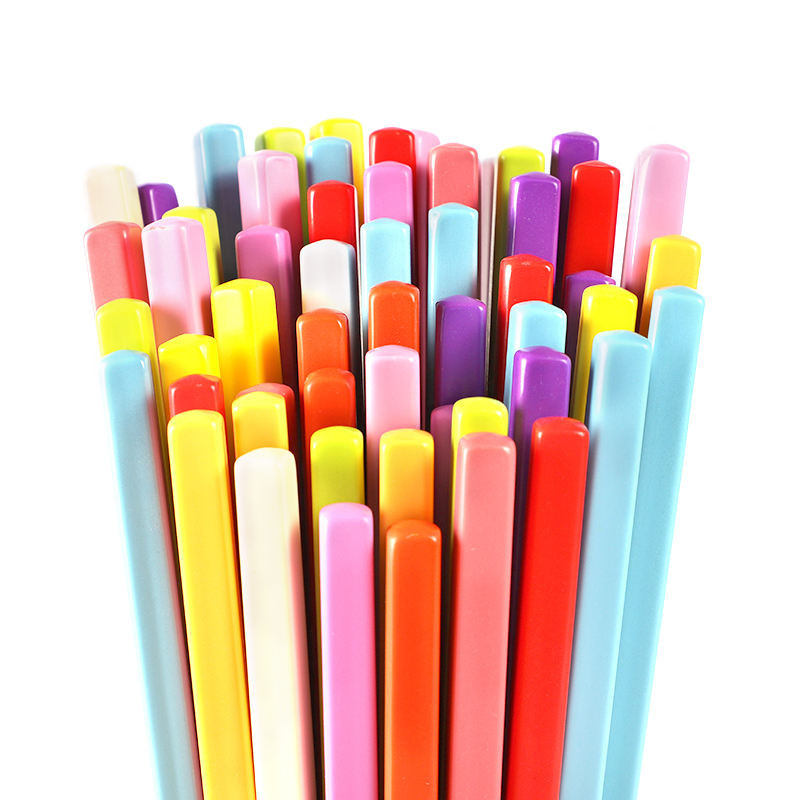 Set di utensili per bacchette in melamina da allenamento Bacchette da 7 pollici per bambini