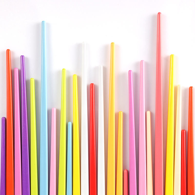 Set di utensili per bacchette in melamina da allenamento Bacchette da 7 pollici per bambini