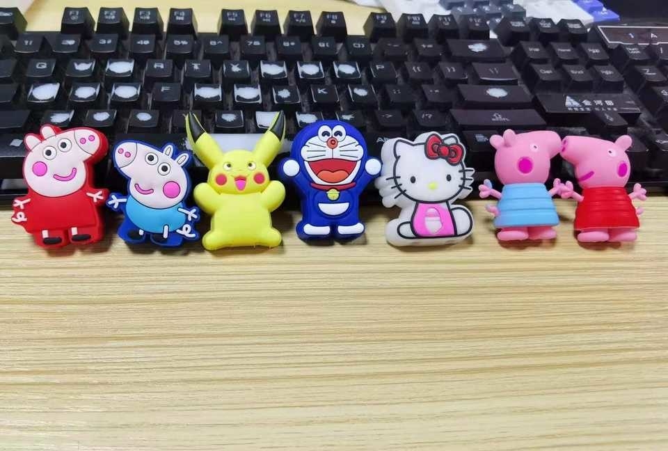 Bacchette riutilizzabili per l'apprendimento dei cartoni animati in silicone per bambini con supporti
