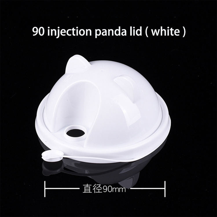 Coperchio a perfetta tenuta eliminabile dello stampaggio ad iniezione della bevanda del ghiaccio del tè del latte del coperchio di plastica di 90MM