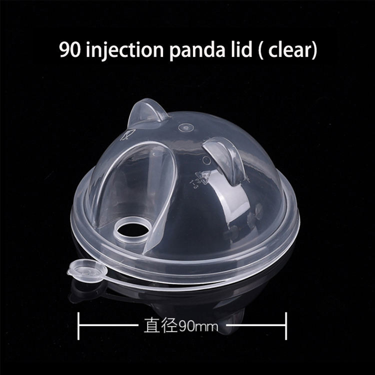Coperchio a perfetta tenuta eliminabile dello stampaggio ad iniezione della bevanda del ghiaccio del tè del latte del coperchio di plastica di 90MM