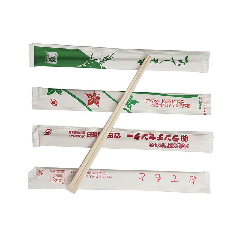 Bastoncini eliminabili di legno 20-23cm sostenibili dei sushi del ristorante