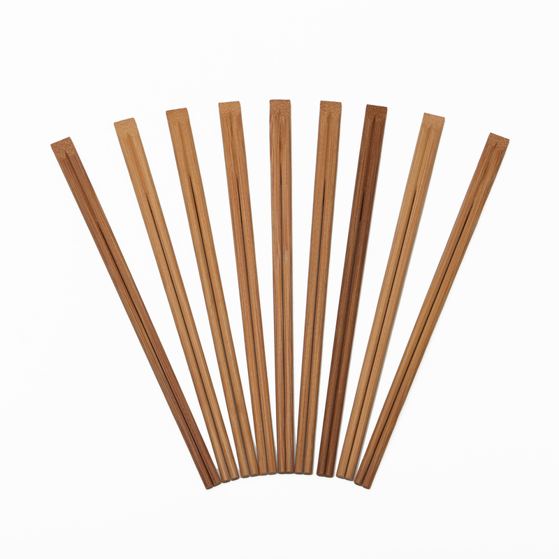 Bacchette di bambù di colore marrone o carbonizzato 21 cm/24 cm 4,8 mm-5,0 mm