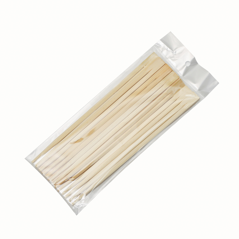 Bacchette di bambù usa e getta cinesi in singole bacchette di legno di bambù di carta