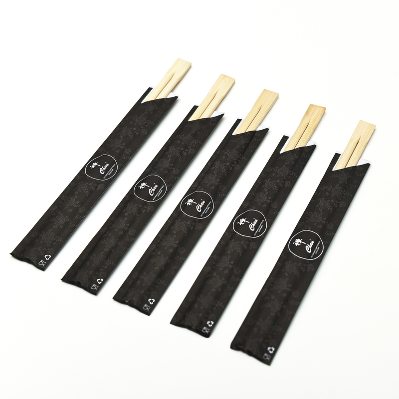 Sushi personalizzato Logo personalizzato Bacchette di bambù Confezione individuale
