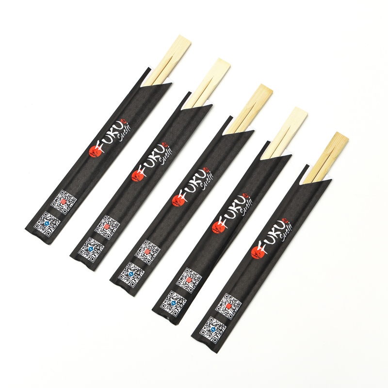 Sushi personalizzato Logo personalizzato Bacchette di bambù Confezione individuale