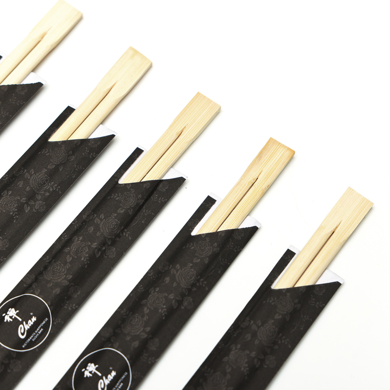 Sushi personalizzato Logo personalizzato Bacchette di bambù Confezione individuale