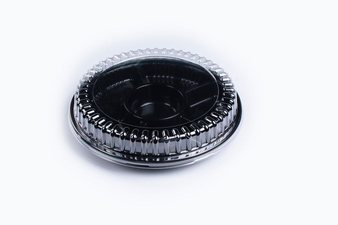 FDA/UE Rotonda/ rettangolare/ in forma di barca, scatola di plastica per imballaggi alimentari, con coperchio antinfoche