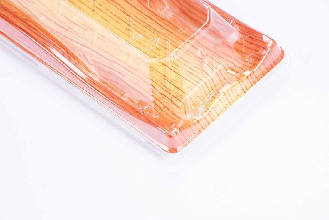 Scatole da prendere Scatole di imballaggio per sushi usa e getta con coperchio Contenitore di plastica trasparente