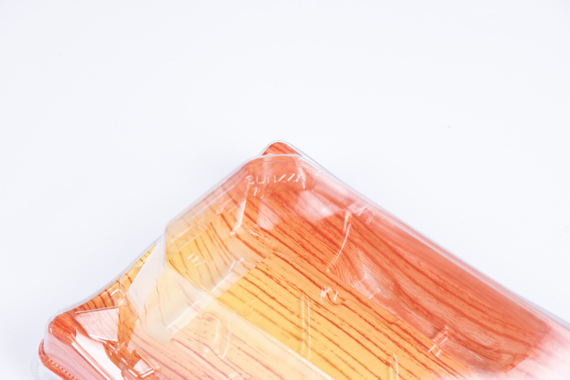 Scatole da prendere Scatole di imballaggio per sushi usa e getta con coperchio Contenitore di plastica trasparente