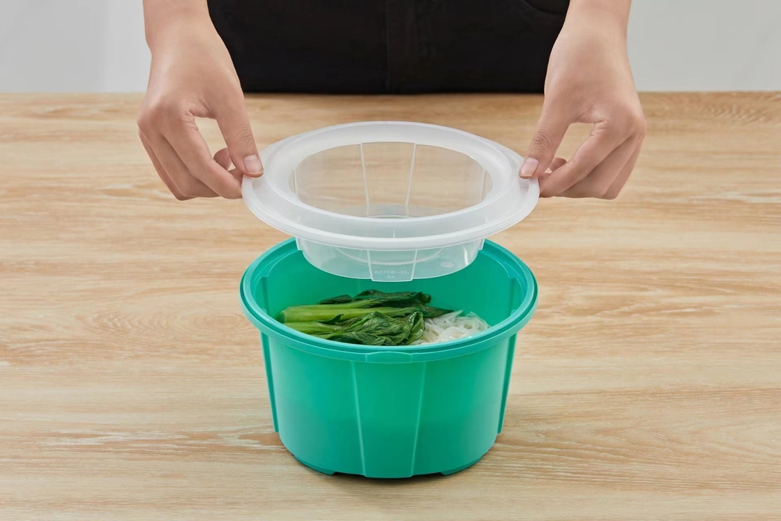 318-1288ml all'ingrosso Pp monouso in plastica rotonda da asporto Sopa vaschetta contenitore alimentare con coperchio