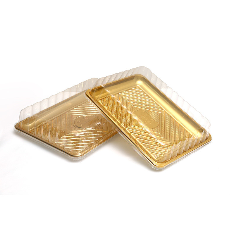 Scatola da pranzo monouso Scatola di imballaggio in plastica trasparente PP spessito scatola di imballaggio rettangolare di qualità da asporto bento