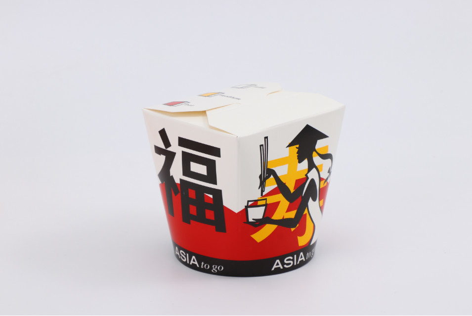 Cartone da asporto in carta, scatola da pranzo, scatola di noodle, scatola Kraft, imballaggio alimentare