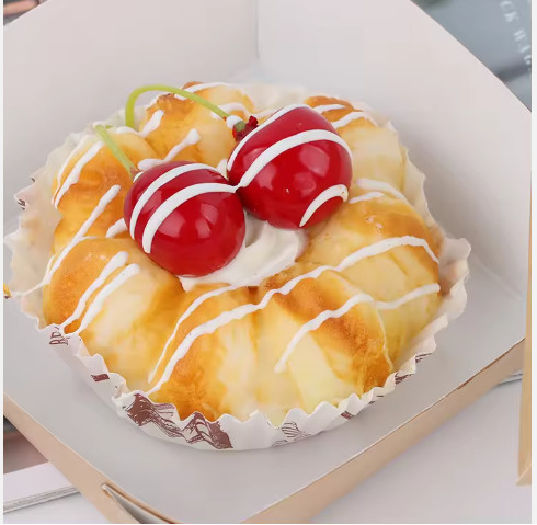 Impressione a misura Eco-friendly Imballaggio alimentare Piccolo Sushi Torta Panetteria Cioccolato Imballaggio Cartone