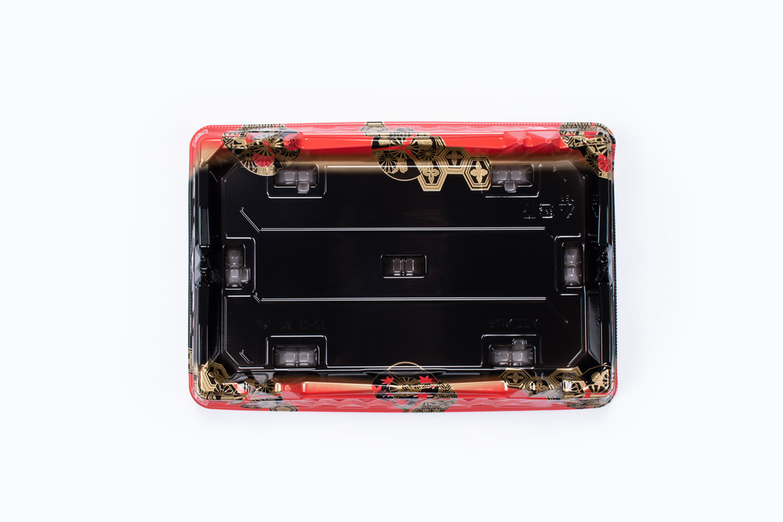 Sushi Tray con coperchio trasparente Disposable Bento Lunch Sushi Box Takeaway Food Packing Box