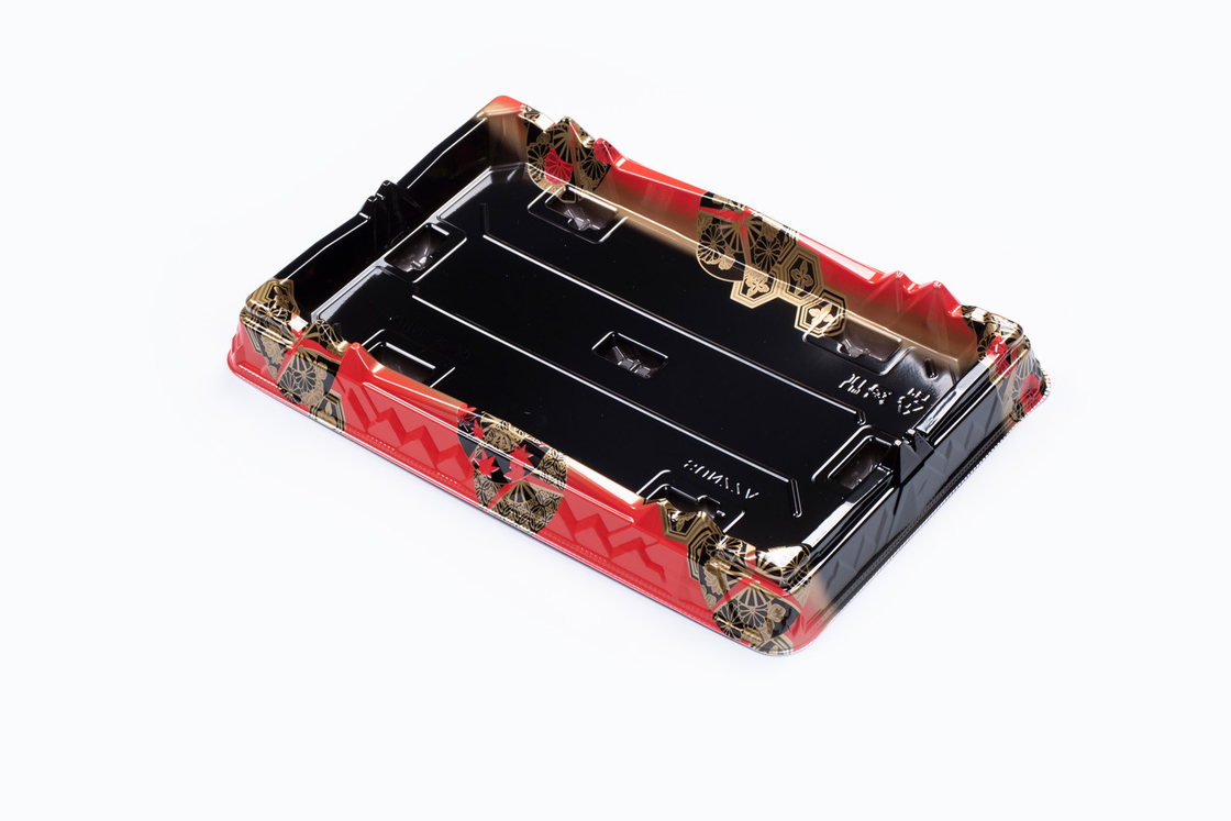 Sushi Tray con coperchio trasparente Disposable Bento Lunch Sushi Box Takeaway Food Packing Box