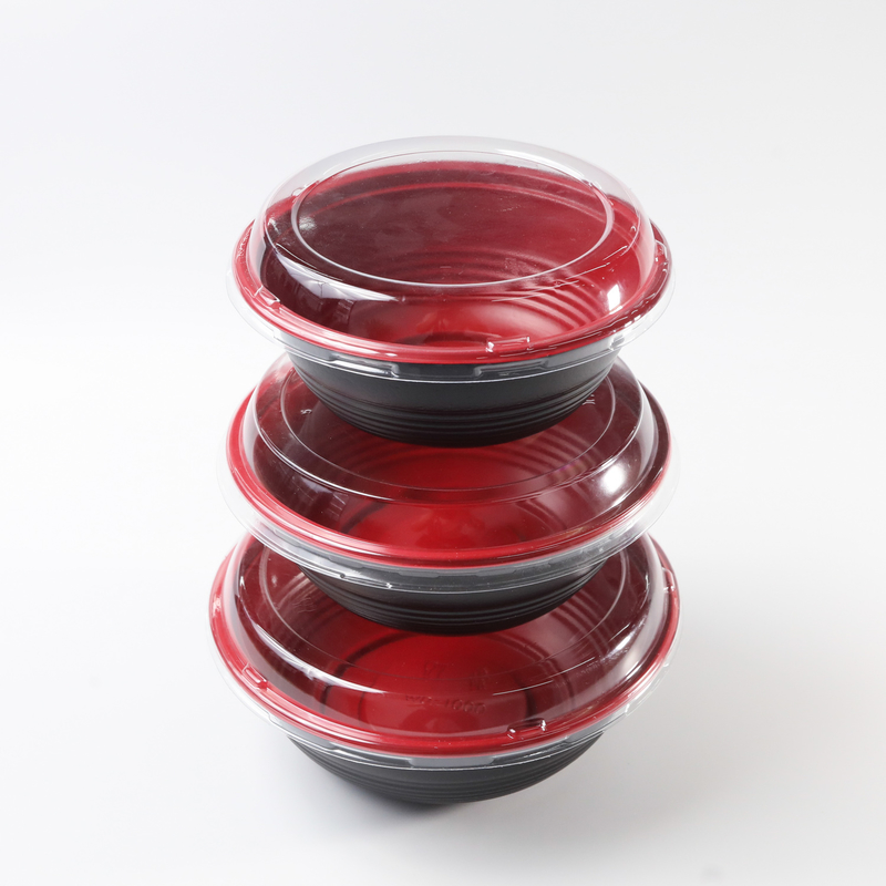 Scatole rotonde in plastica per pasticceria a cupola per torte della luna, contenitori per frutta