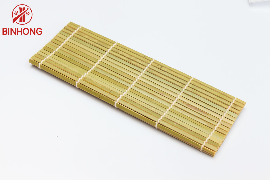 Stuoia di rotolamento dei sushi di bambù naturali facili di uso 21cm*24cm