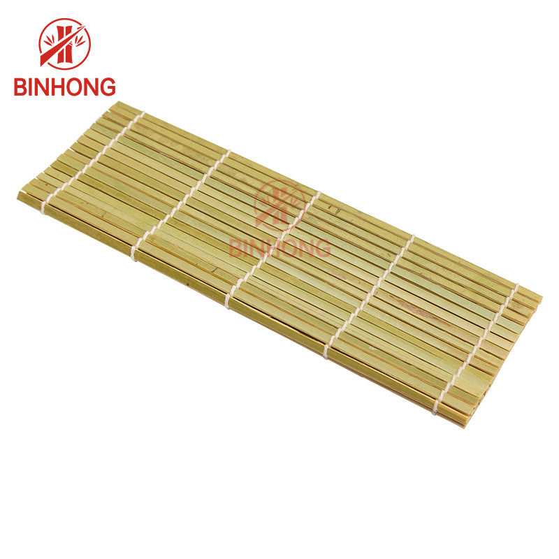 Stuoia di rotolamento dei sushi fatti a mano di Mao Bamboo 24*24cm