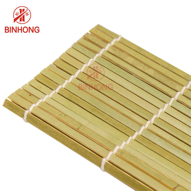 Stuoia di rotolamento dei sushi fatti a mano di Mao Bamboo 24*24cm