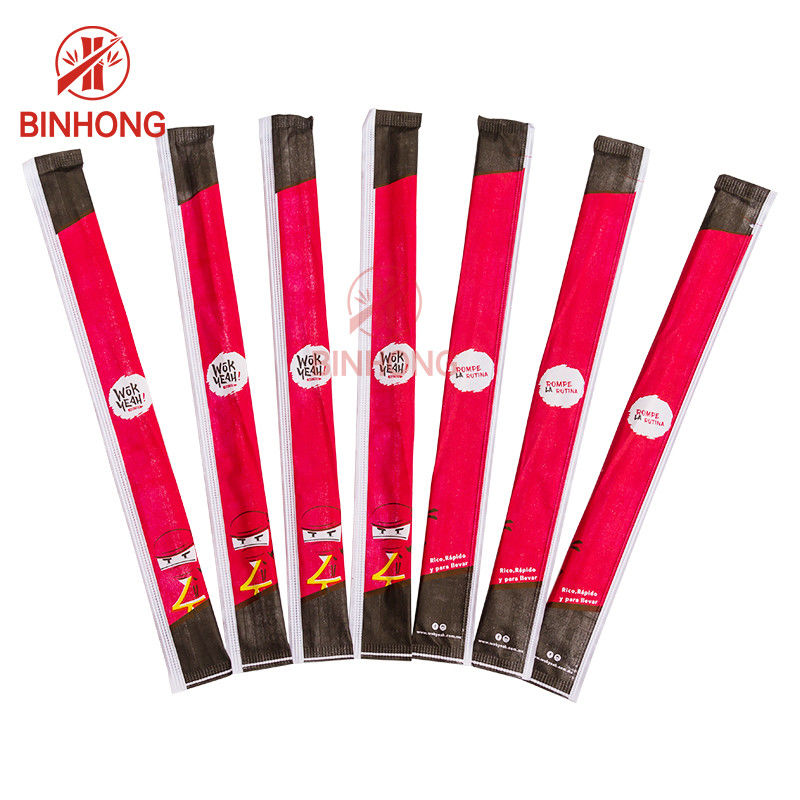Abitudine individualmente avvolta Logo Chopsticks del bambù 23cm di Tensoge