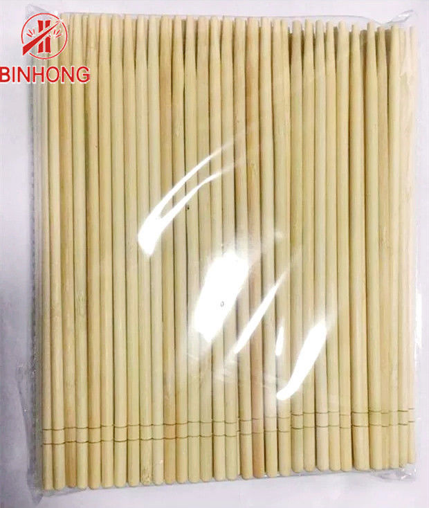 Abitudine di bambù naturale Logo Chopsticks del giro 5.0mm*20cm