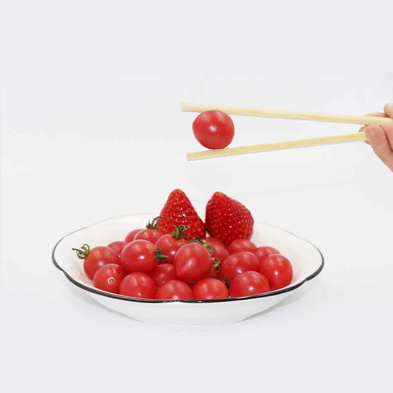 Mezzi bastoncini di bambù eliminabili imballati con carte del grado 24cm di ab