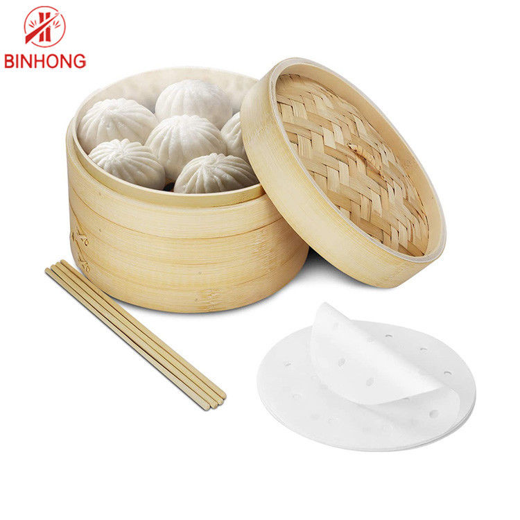 Cucina che cucina il canestro di bambù liscio di 28cm Dim Sum