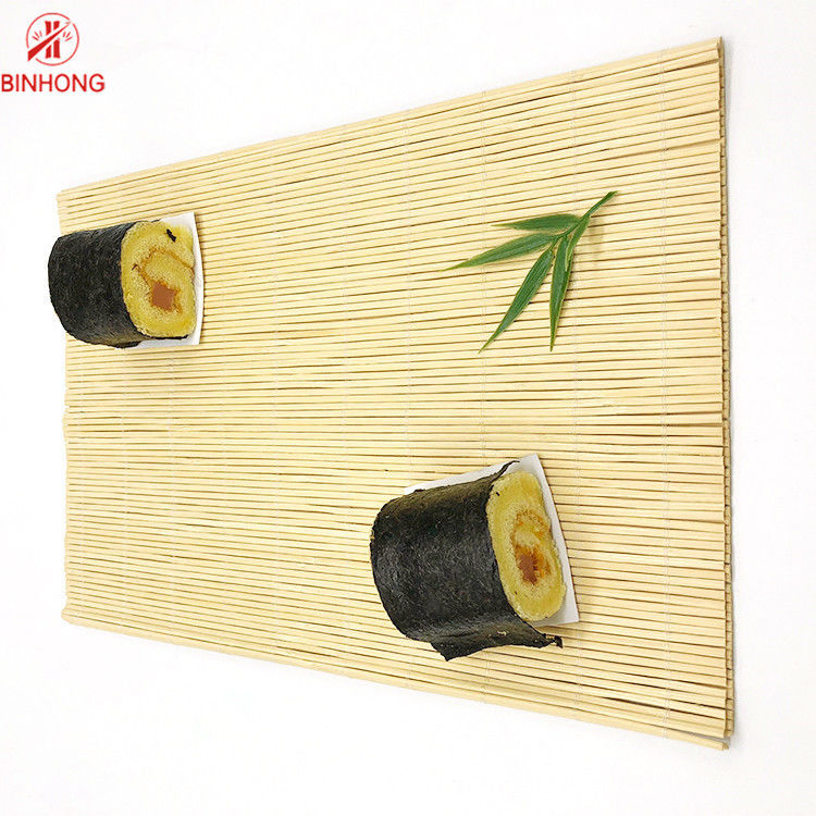 Stuoia di rotolamento di bambù dei sushi biodegradabili verdi naturali della famiglia