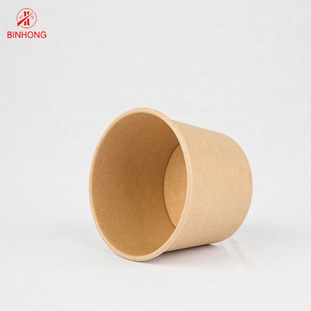 Contenitori di carta eliminabili amichevoli 16oz di Eco con il coperchio