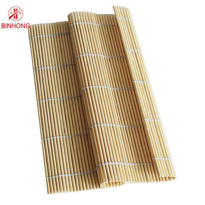 ISO9001 multifunzionale 24cm*24cm Mat For Sushi di bambù