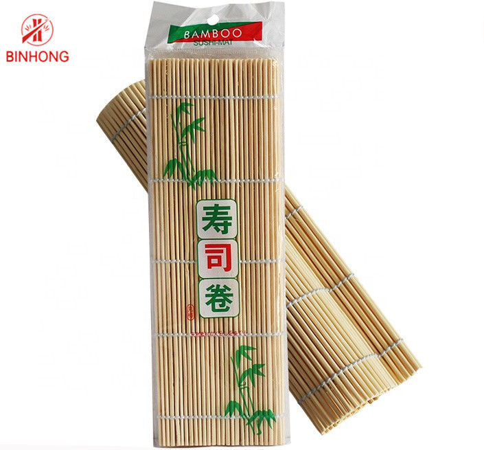 ISO9001 multifunzionale 24cm*24cm Mat For Sushi di bambù