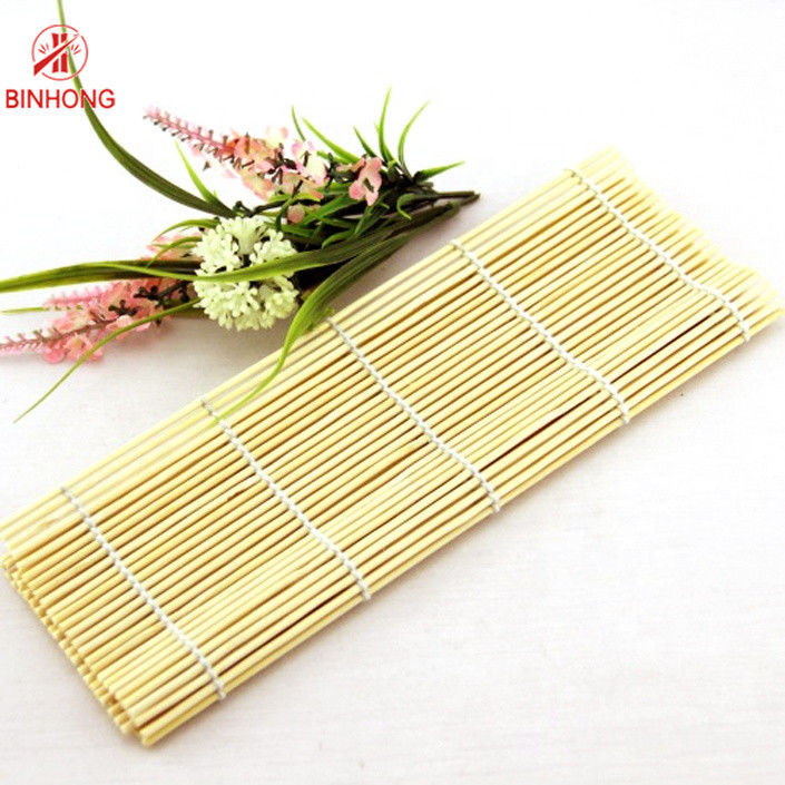 ISO9001 multifunzionale 24cm*24cm Mat For Sushi di bambù