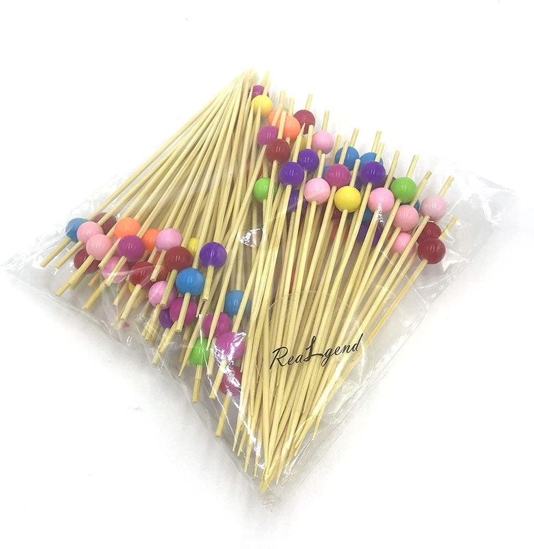 Spiedi su ordinazione del bastone di Logo Art Natural Craft Fruit Bamboo