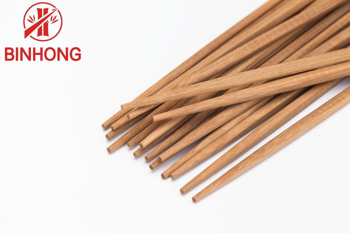 Bastoncini di bambù eliminabili quadrati carbonizzati di 24cm