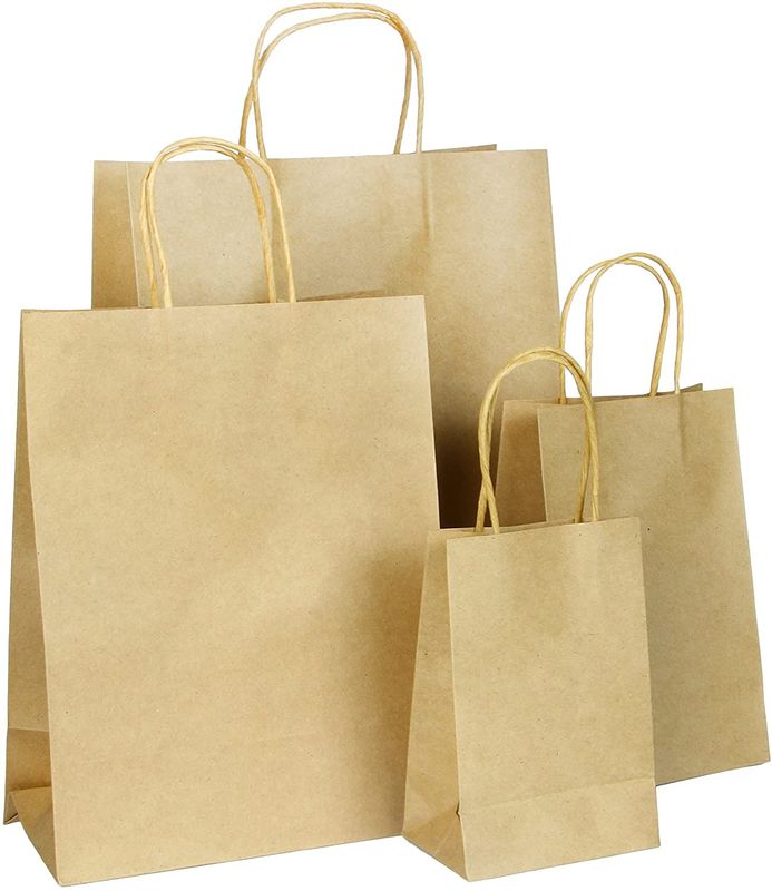 Riciclabile ordinato gradua le anti borse secondo la misura dell'alimento della carta kraft dell'olio
