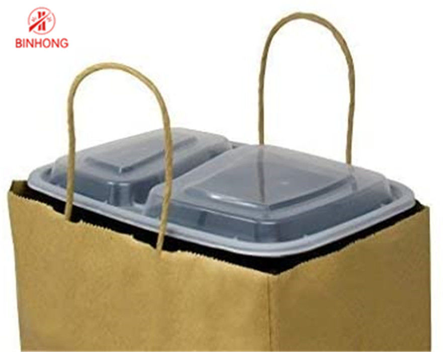 Borsa di carta kraft di 10×5×13 durevole» con le maniglie